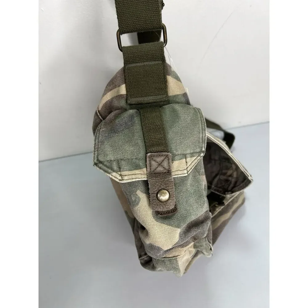 NWT Old Navy Woodland Camouflage Messenger Bag Y2K